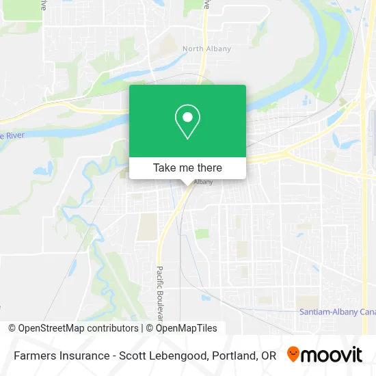Farmers Insurance - Scott Lebengood map