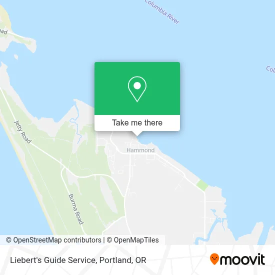 Liebert's Guide Service map