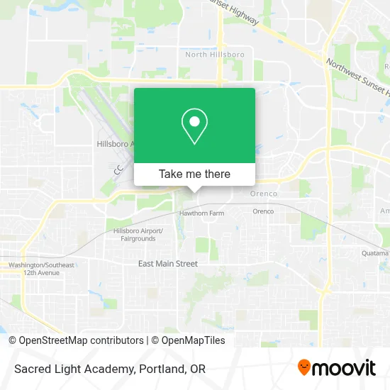 Sacred Light Academy map