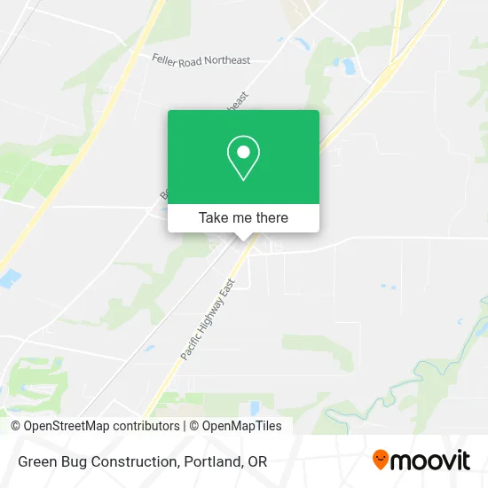 Green Bug Construction map