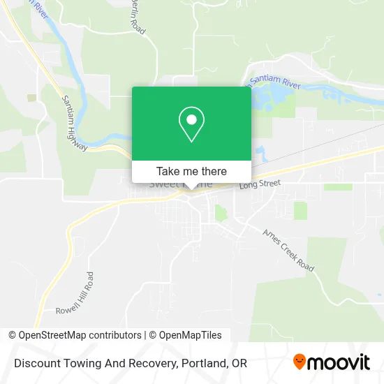 Discount Towing And Recovery map
