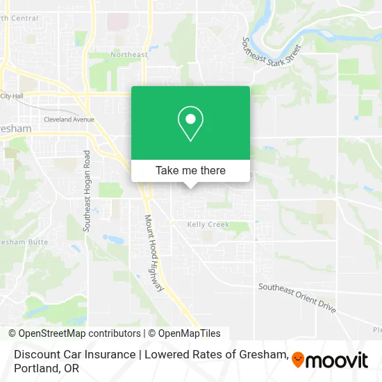 Discount Car Insurance | Lowered Rates of Gresham map