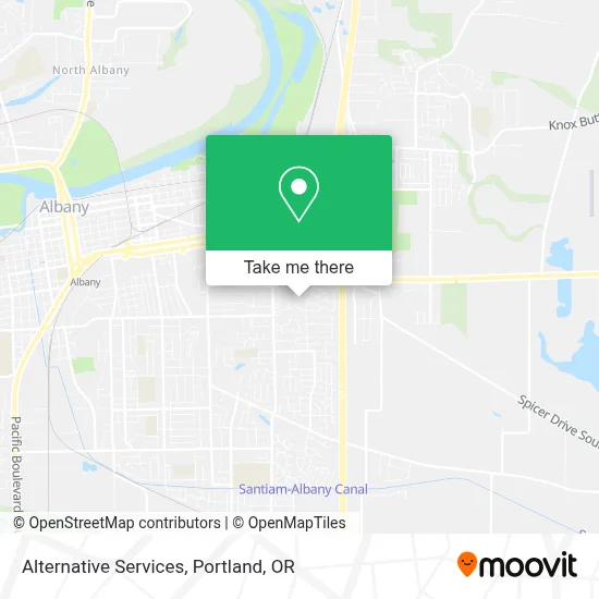 Alternative Services map