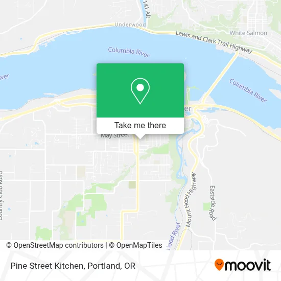 Pine Street Kitchen map