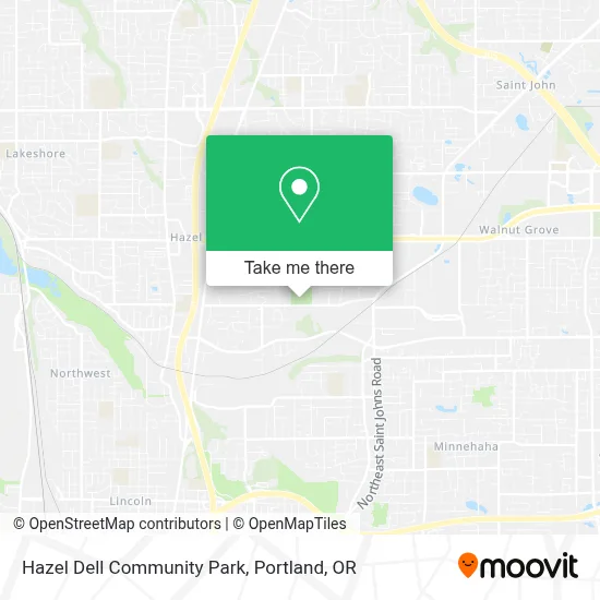 Hazel Dell Community Park map