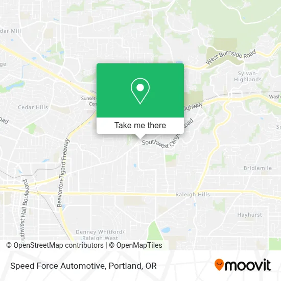 Speed Force Automotive map