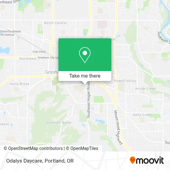 Odalys Daycare map