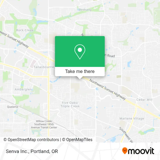 Senva Inc. map