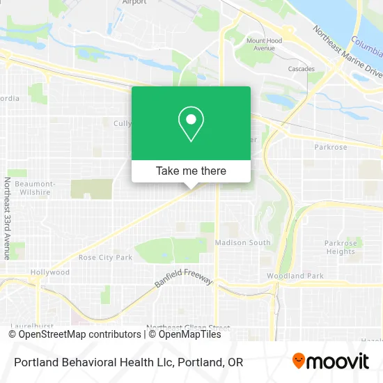 Portland Behavioral Health Llc map