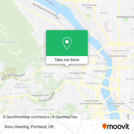 Koru Hearing map