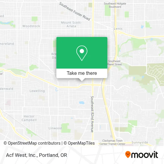 Acf West, Inc. map
