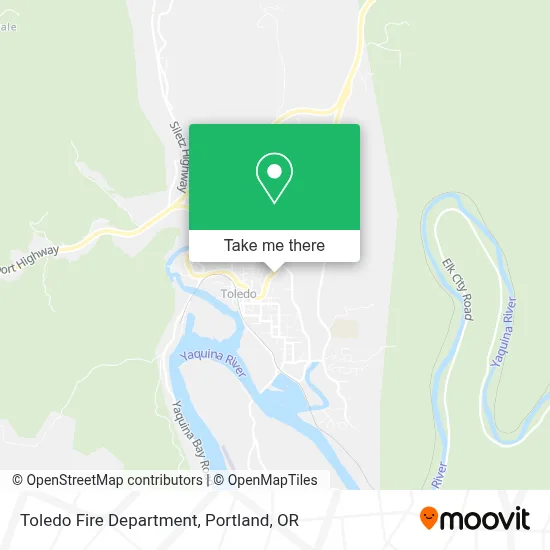 Toledo Fire Department map