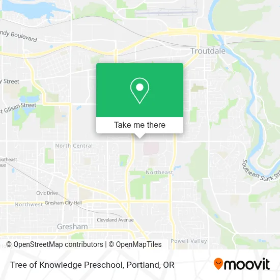Tree of Knowledge Preschool map
