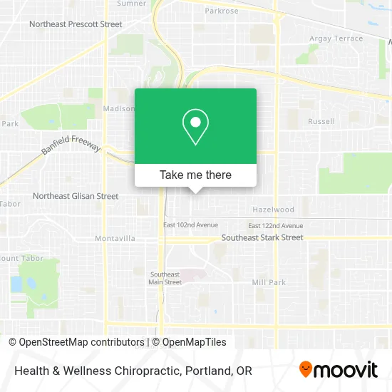 Health & Wellness Chiropractic map