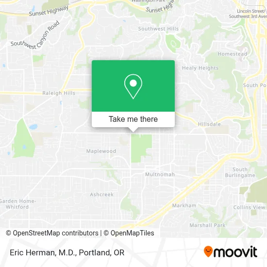 Eric Herman, M.D. map