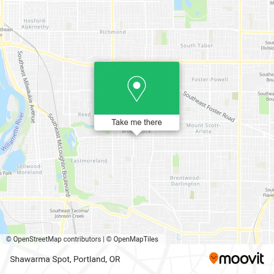 Shawarma Spot map