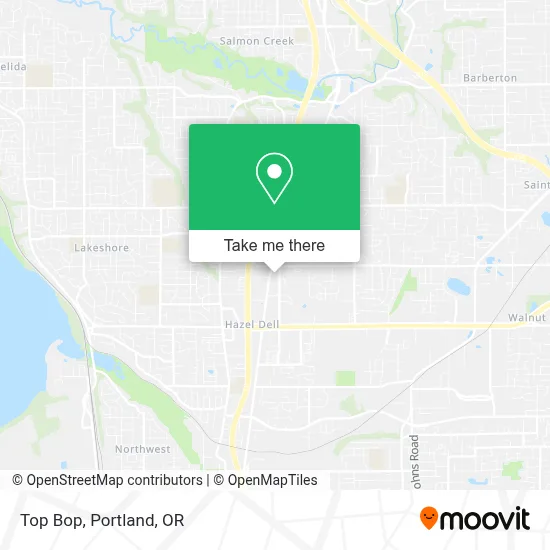 Top Bop map