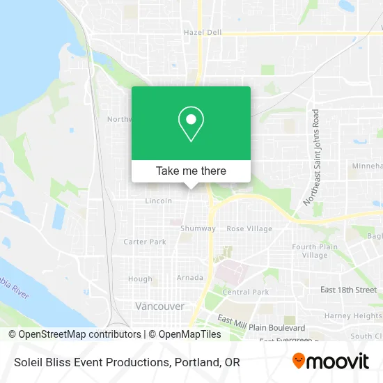 Soleil Bliss Event Productions map