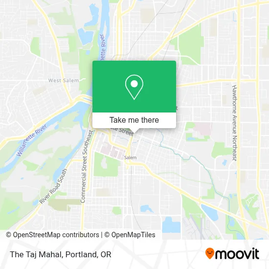 The Taj Mahal map