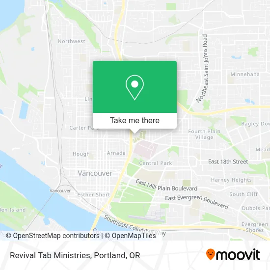 Revival Tab Ministries map