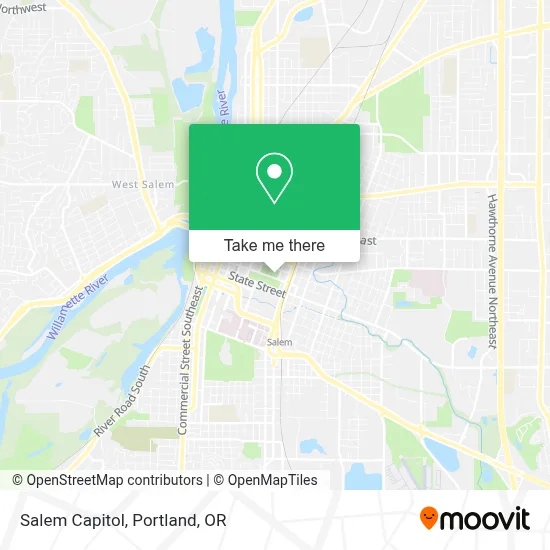 Salem Capitol map
