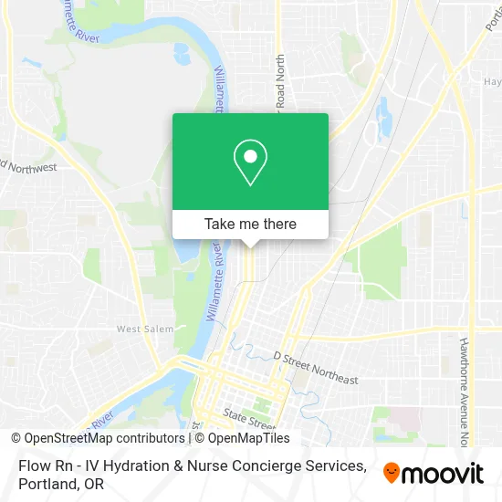 Flow Rn - IV Hydration & Nurse Concierge Services map