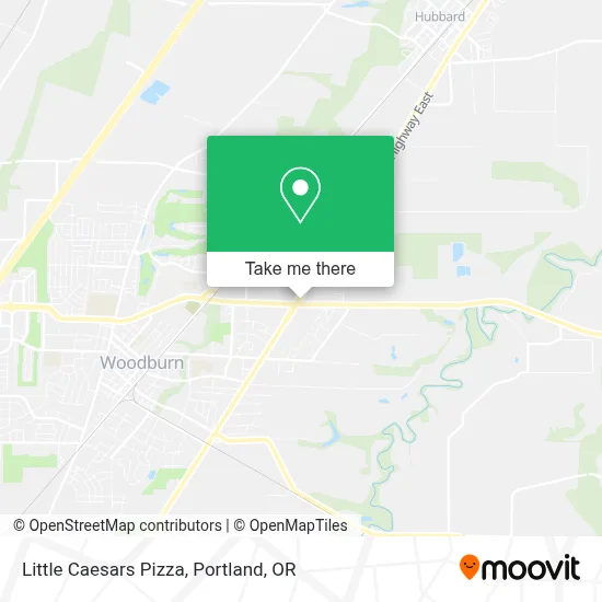 Little Caesars Pizza map