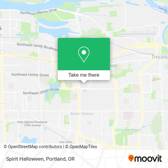 Spirit Halloween map