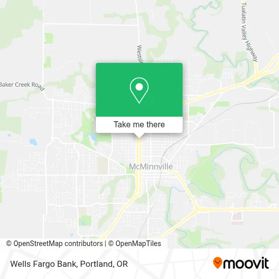 Wells Fargo Bank map