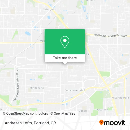 Andresen Lofts map