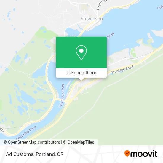 Ad Customs map