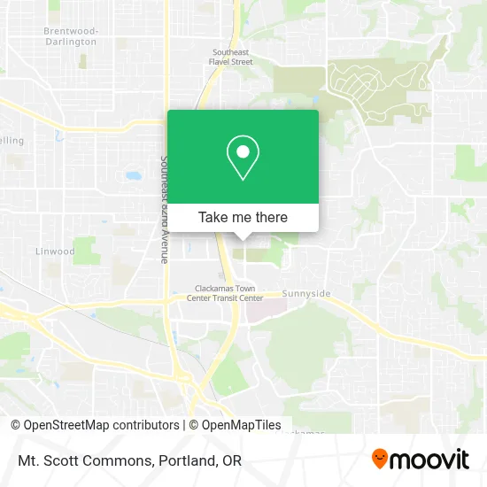 Mt. Scott Commons map