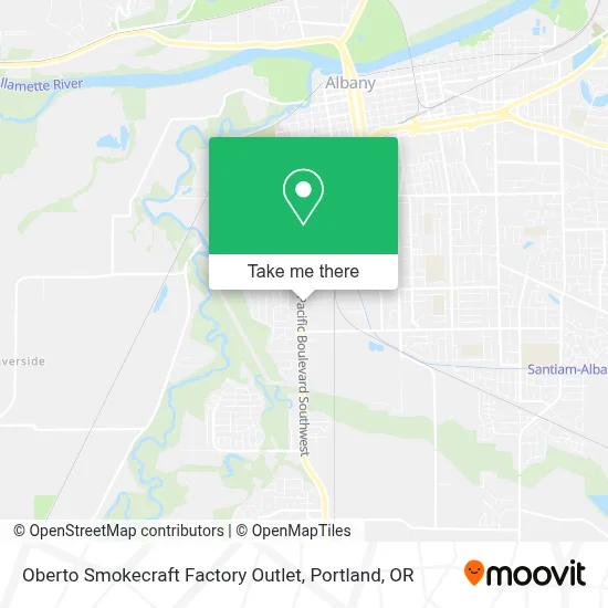 Oberto Smokecraft Factory Outlet map