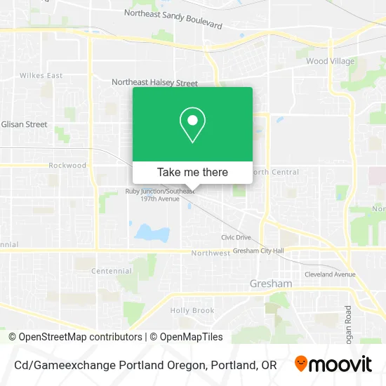 Cd / Gameexchange Portland Oregon map