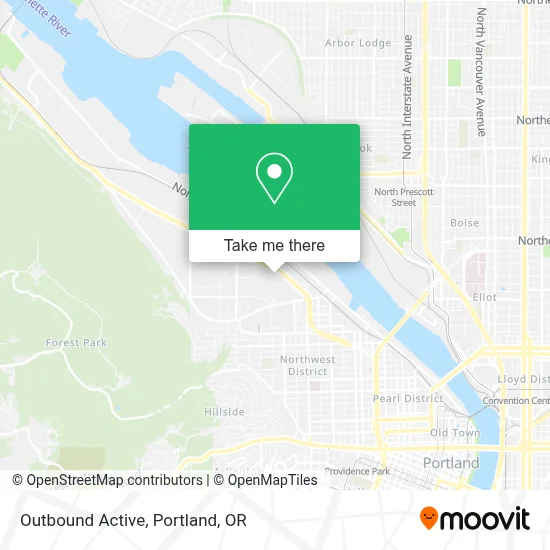 Outbound Active map
