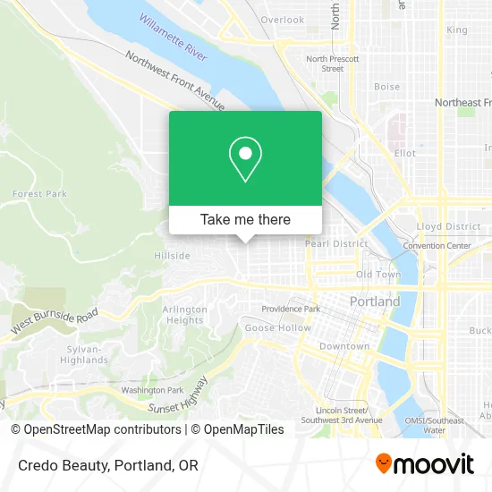 Credo Beauty map