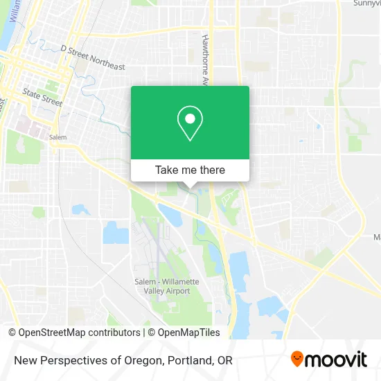 New Perspectives of Oregon map