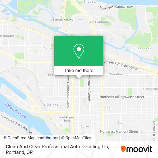 Clean And Clear Professional Auto Detailing Llc map
