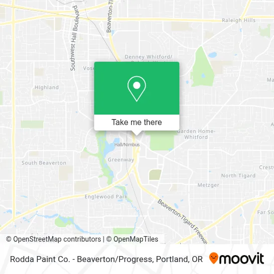 Rodda Paint Co. - Beaverton / Progress map