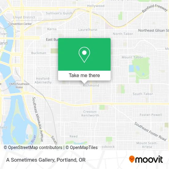 A Sometimes Gallery map