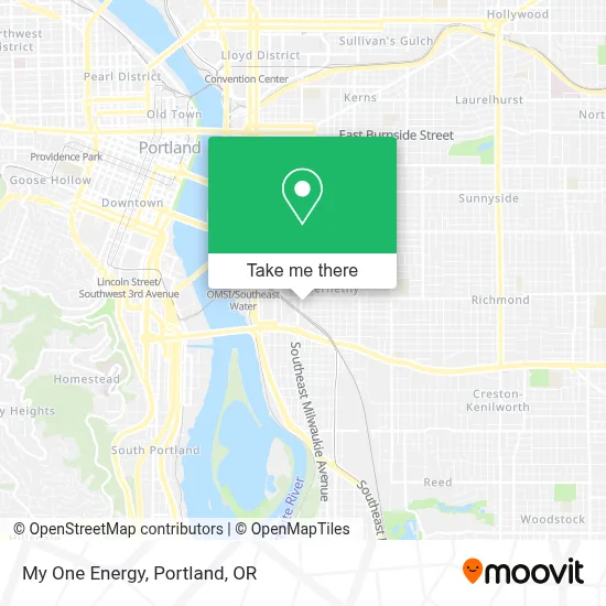 My One Energy map