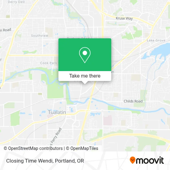 Closing Time Wendi map