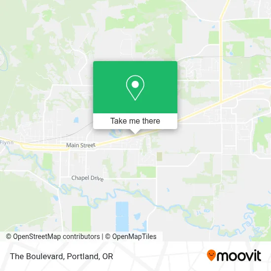 The Boulevard map