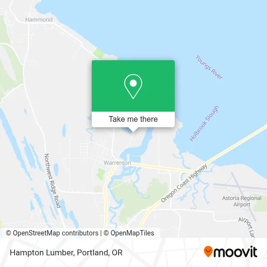 Hampton Lumber map