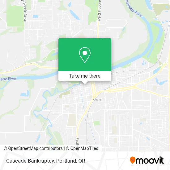 Cascade Bankruptcy map