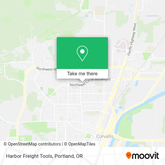 Harbor Freight Tools map
