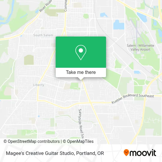Magee's Creative Guitar Studio map