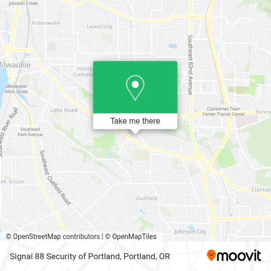 Signal 88 Security of Portland map