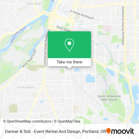 Danner & Soli - Event Rental And Design map