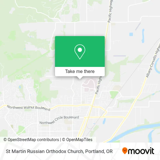 St Martin Russian Orthodox Church map